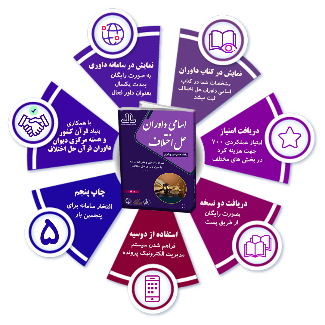 کتاب اسامی داوران حل اختلاف 1405
